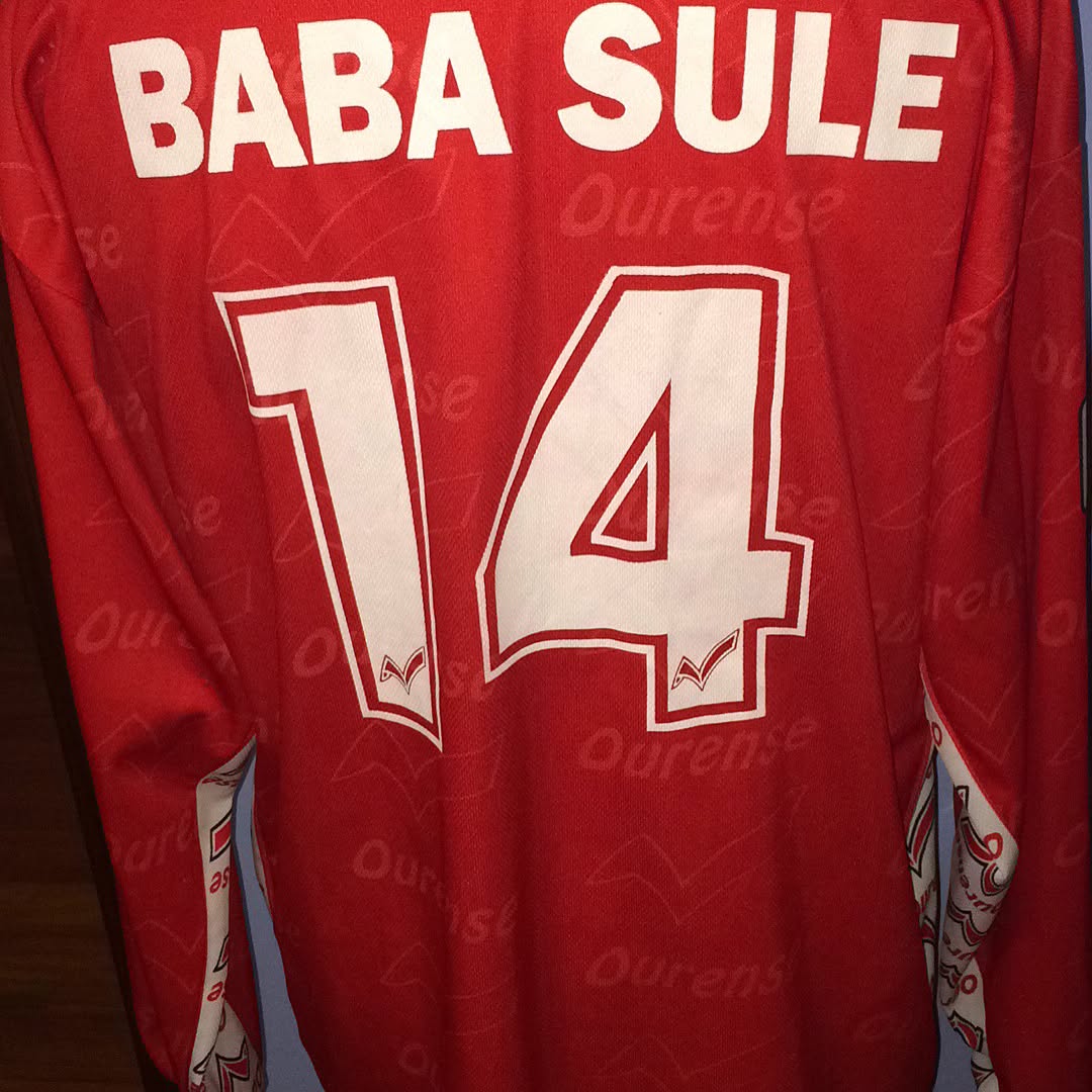 Camiseta del equipo de mi ciudad usada (Match worn) por baba sule 2