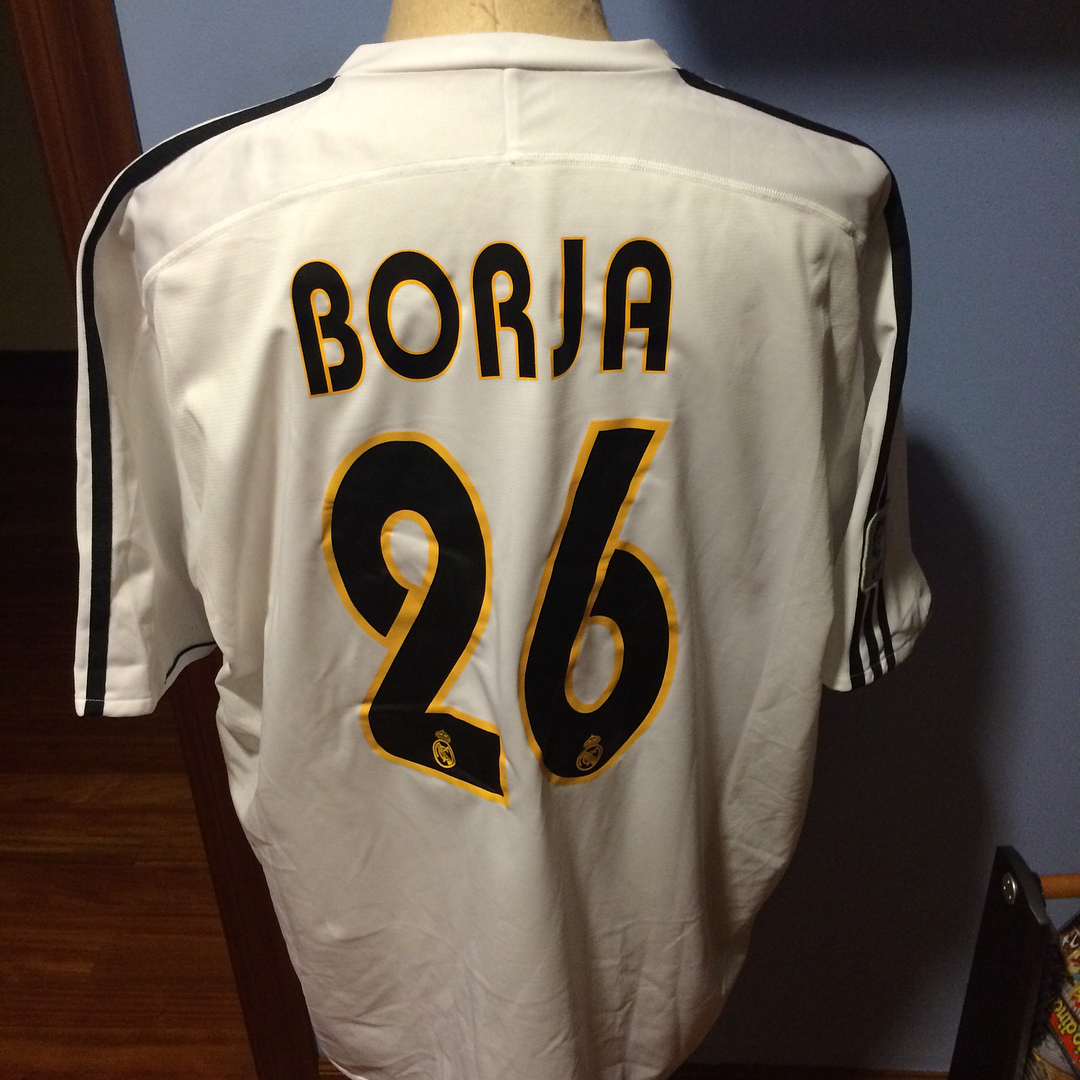 Camiseta Match worn de mi paisano Borja Fernández en el trofeo Santiago Bernabéu 2