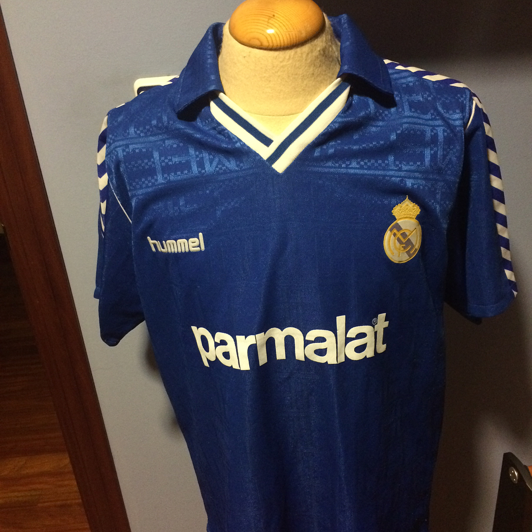 Camiseta Match de Schuster temporada 1988/1989