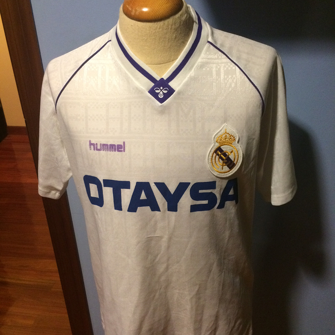 Camiseta Match worn de Manolo Sanchís temporada 1991/1992