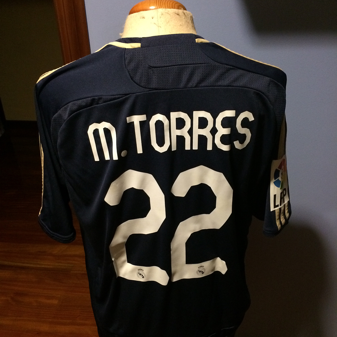Camiseta Match worn, usada en el partido recreativo de Huelva 2 Real Madrid 3, por Miguel Torres 2