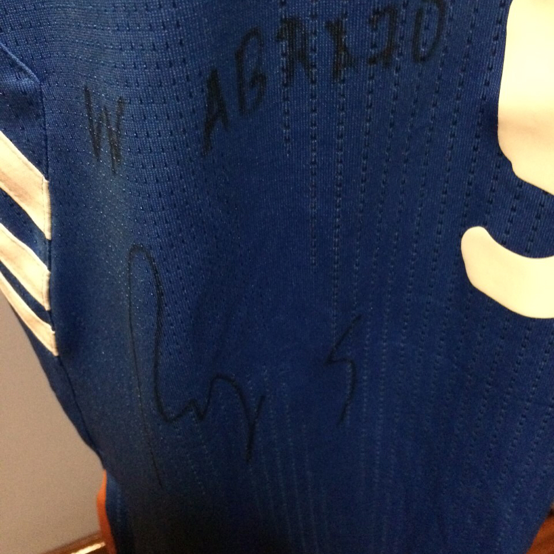 Camiseta usada por rudy Fernández en liga Endesa temporada 2013/2014, firmada por el crack 3