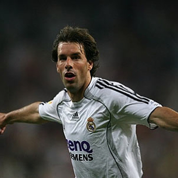 Caniseta Match Worn de van Nistelrooy partido Real Madrid Deportivo, jornada 36 3