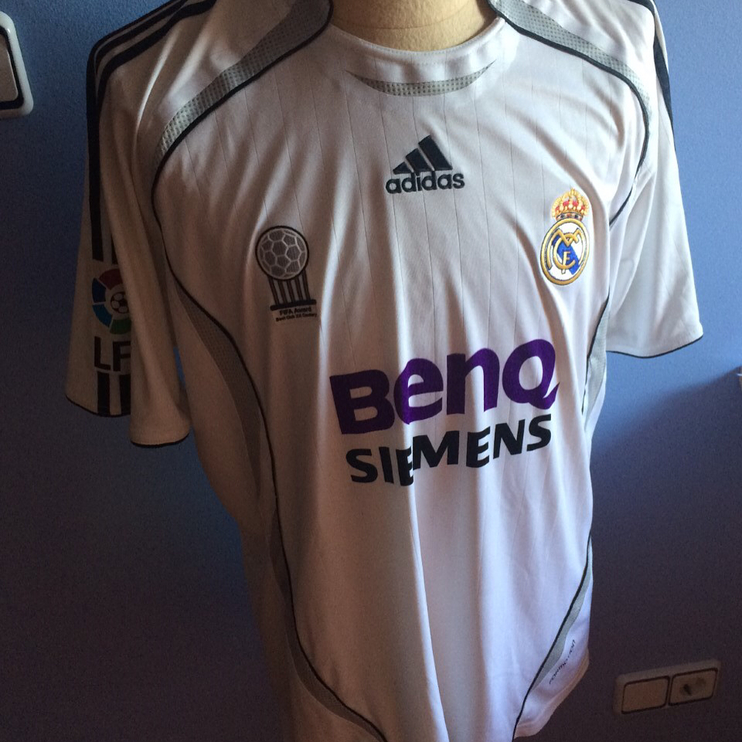 Caniseta Match Worn de van Nistelrooy partido Real Madrid Deportivo, jornada 36