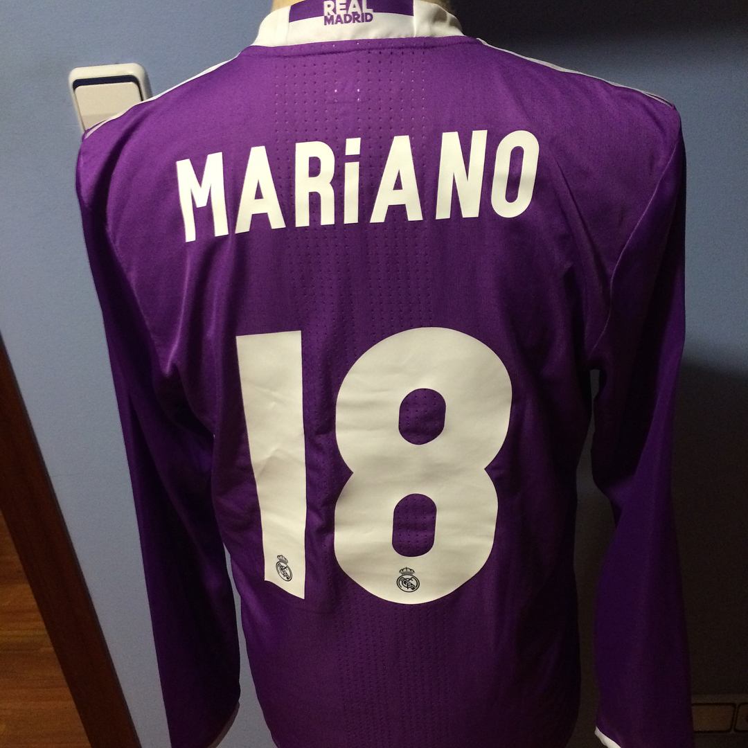 Camiseta Match Worn de Mariano eliminatoria de copa Sevilla Real Madrid 2
