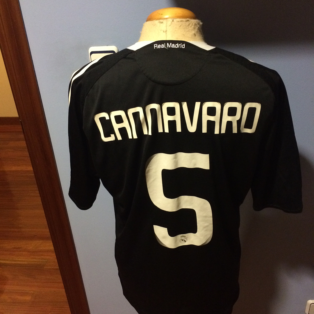 Camiseta Match Worn utilizada por cannavaro contra el Español temporada 2008/2009 2