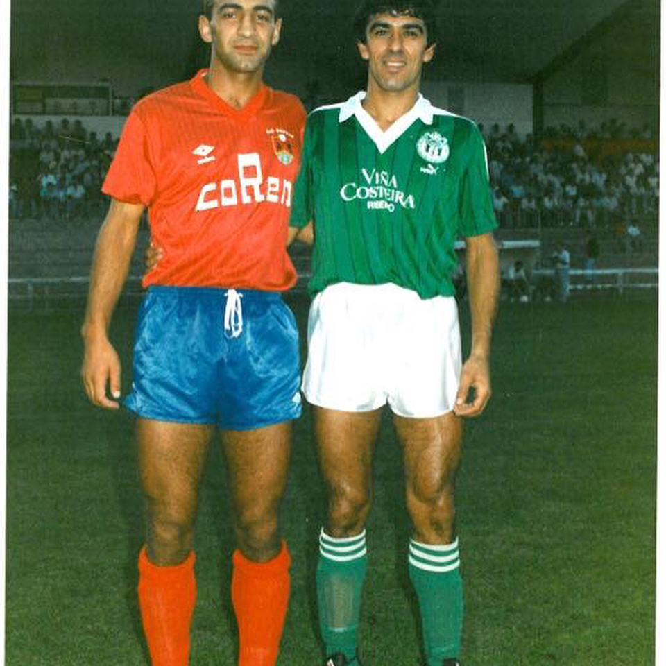 Camiseta Match Worn suplente usada en la temporada 1988/1989 en 2b por Cd Arenteiro 3