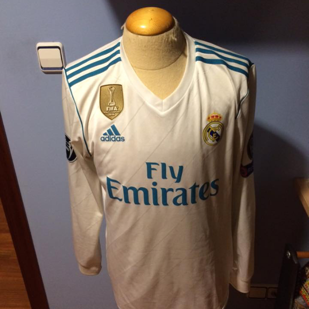 Camiseta Match Worn utilizada  por Varane partido Real Madrid 1 Tottenham 1