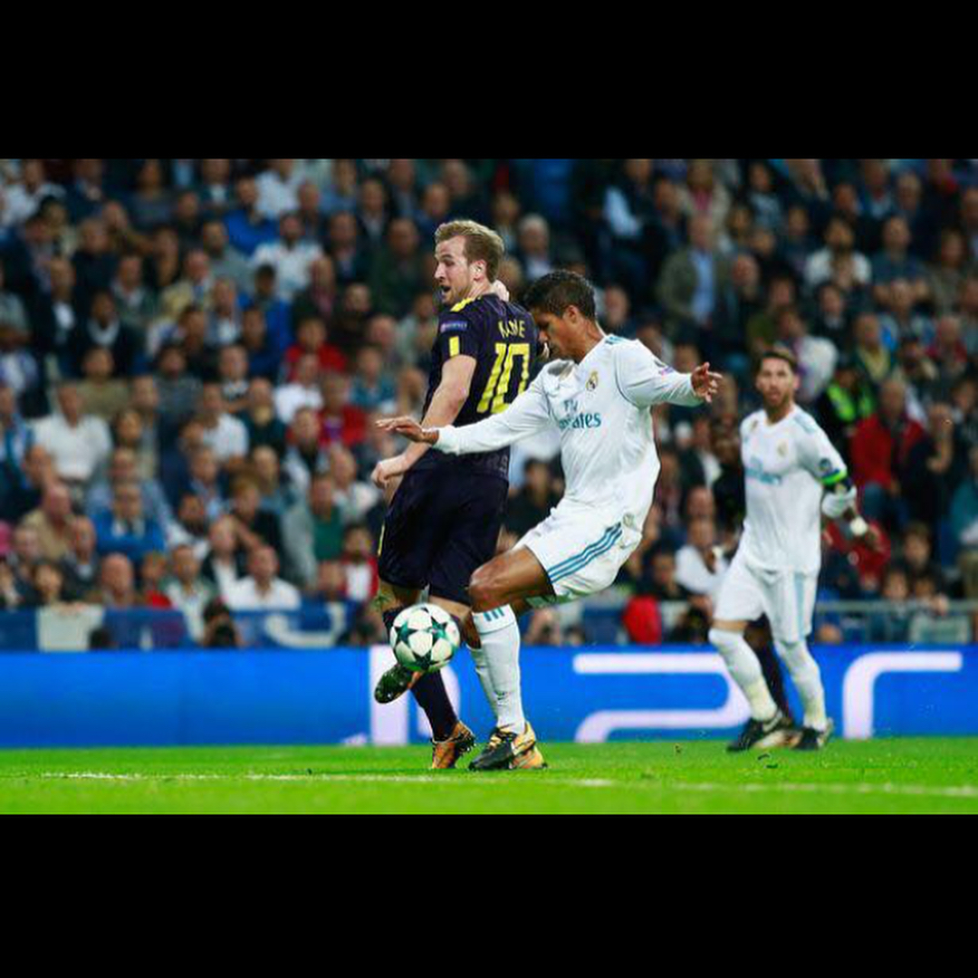 Camiseta Match Worn utilizada  por Varane partido Real Madrid 1 Tottenham 1 4
