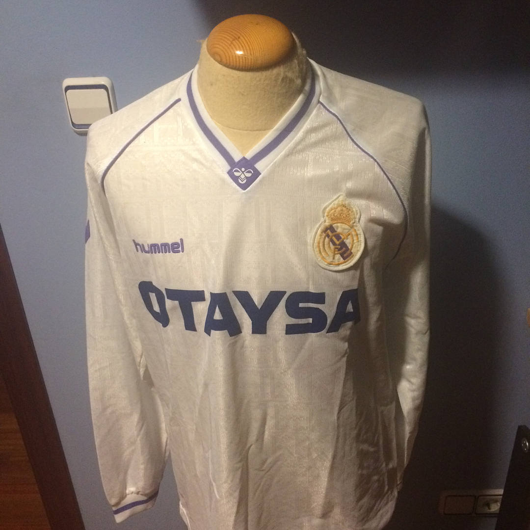 Camiseta Match Worn utilizada por Aldana en un amistoso en la temporada 1991/1992