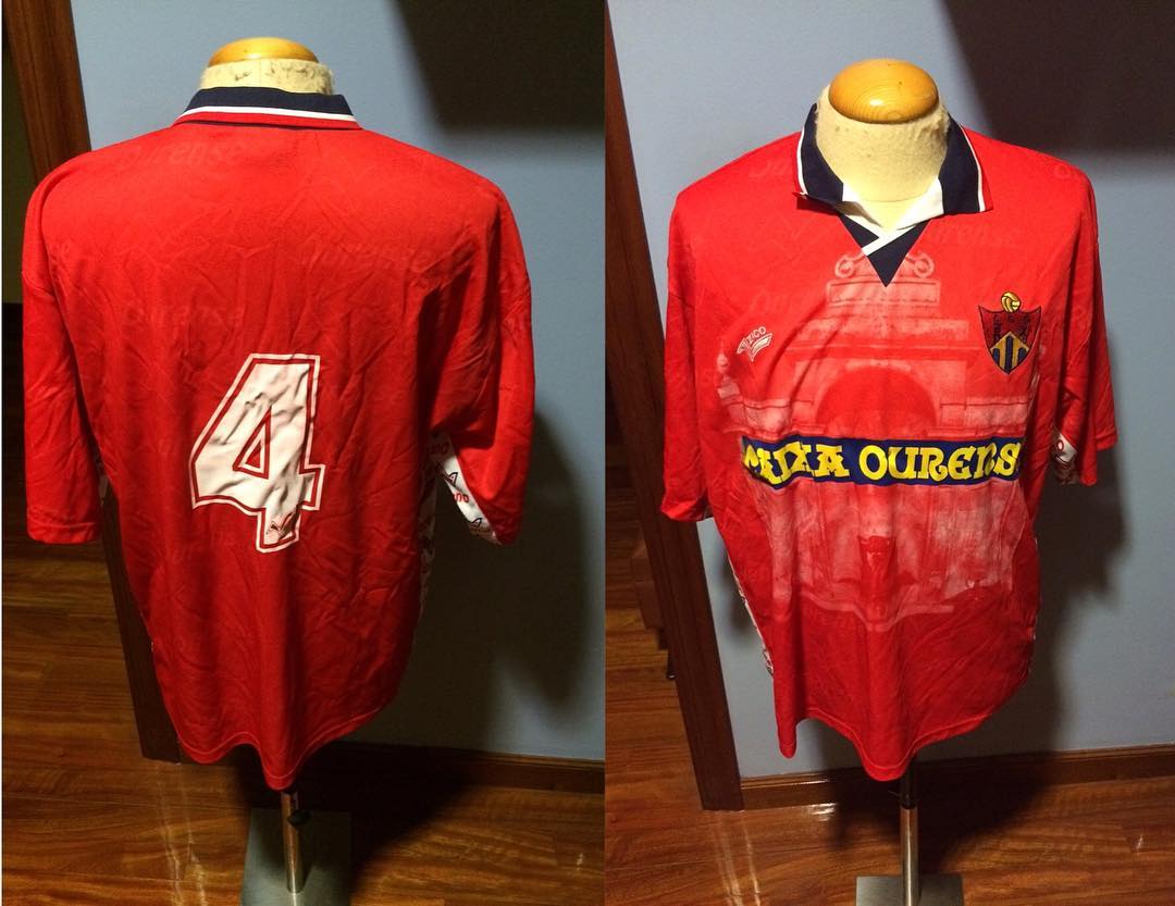 Todo no va ser el Real Madrid, camiseta histórica del Cd Ourense usada por Txema en la eliminatoria de Copa del Rey c...