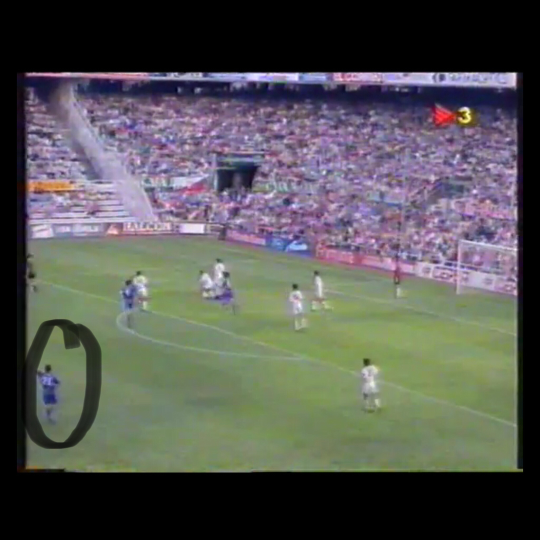 Camiseta Match worn utilizada por Luis Enrique en la jornada 36 de la liga 95/96 Sevilla 0 Real Madrid 1 4
