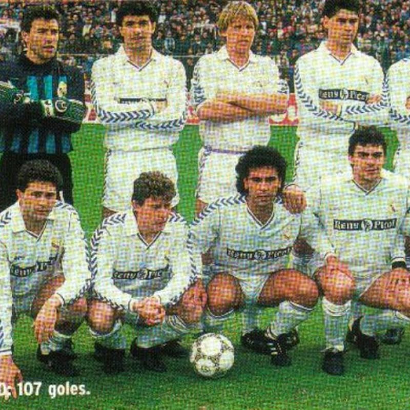 Temporada 1989/1990, hace 30 años el Madrid conquistaba la liga batiendo dos récords 107 goles y 38 goles de Hugo Sán... 4