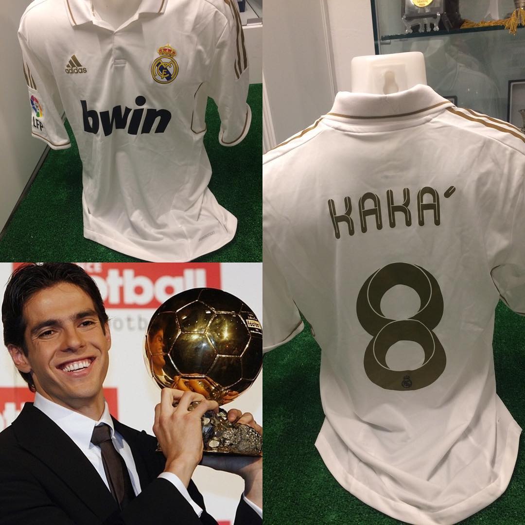 Camiseta Match Worn usada por Kaka en el partido Villarreal 1 Real Madrid 1 temporada 2011/2012