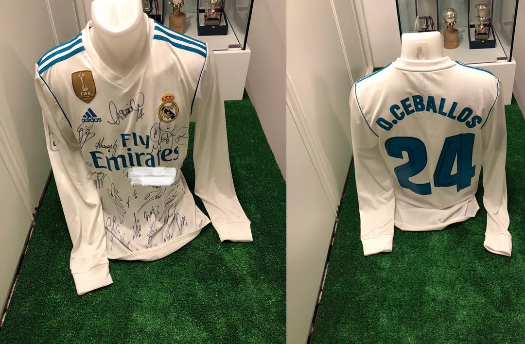 Camiseta match worn utilizada por Dani Ceballos en la eliminatoria de copa del Rey en el estadio Fernando Torres