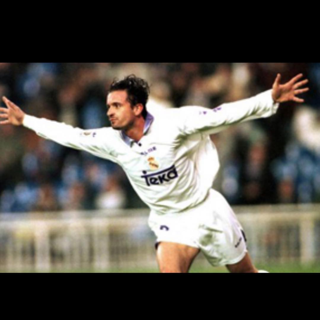 Camiseta match worn usada por mijatovic en el partido Real Madrid Celta temporada 97/98 año de la ansiada 7 copa de E...