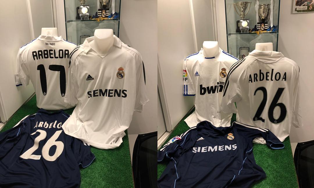 Camisetas Match worn usadas por el gran capitán @17arbeloa  en la temporada 2005/2006 y en la temporada 2010/2011 con...