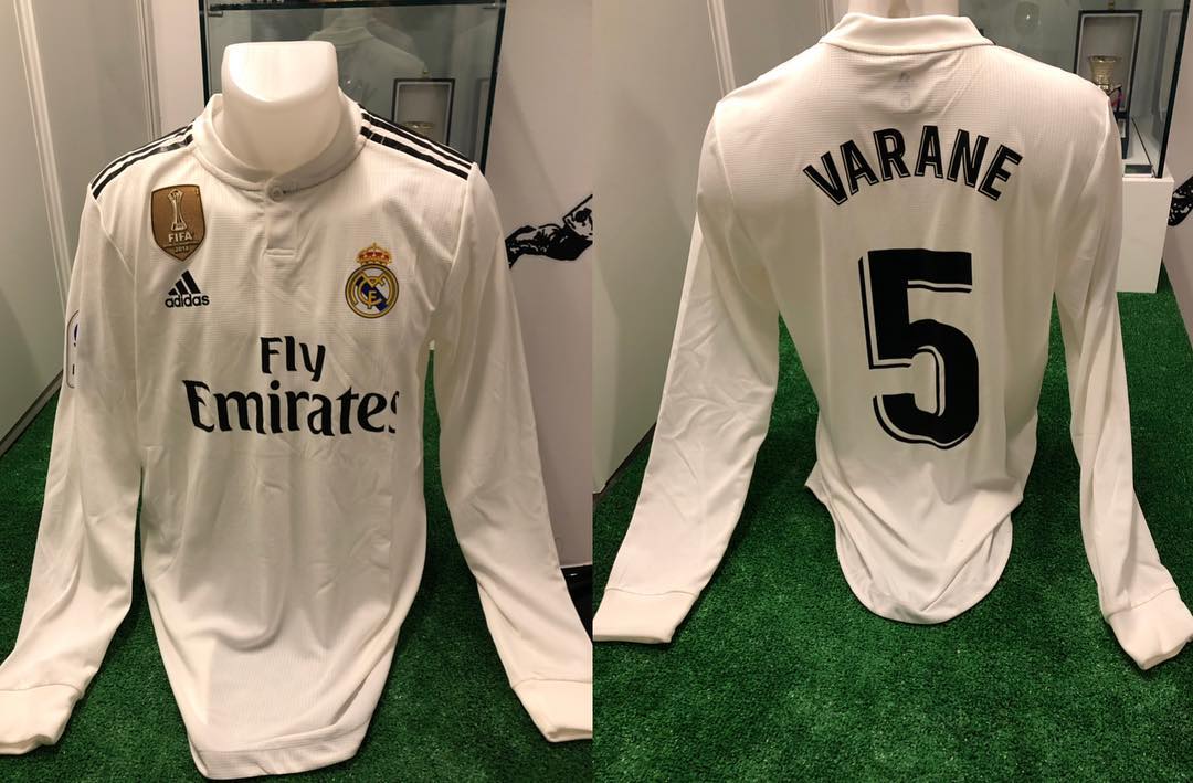 Camiseta Match worn usada por el gran @raphaelvarane en uno de los mejores partidos Del Real madrid esta temporada