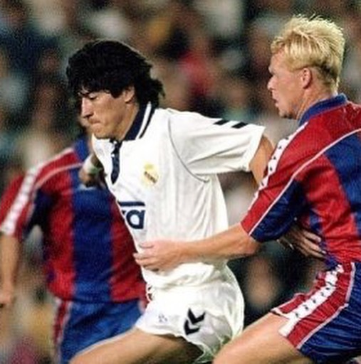 Camiseta Match worn usada por Zamorano en la temporada 92/93 su primer año como madridista 2