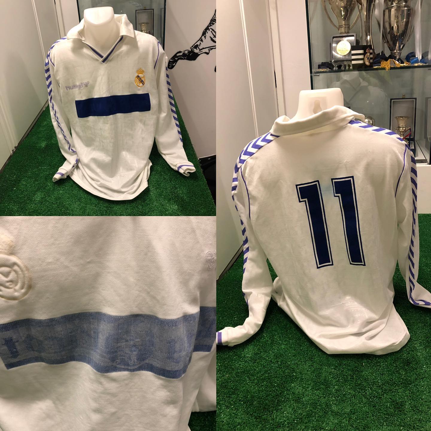 Camiseta utilizada Match worn por schuster en la temporada 1989/1990 con la particularidad que a la siguiente tempora...