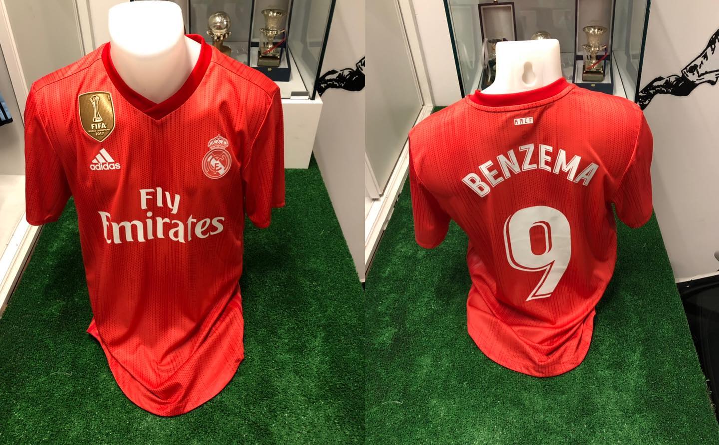 Camiseta Match worn usada por el gran @karimbenzema en el sevilla 3 Real Madrid 0 de la temporada 2018/2019