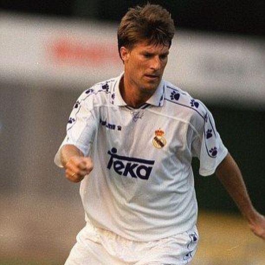 Camiseta usada Match Worn  por @michaellaudrupofficial en el Teresa Herrera del año 1995, que perdió el Madrid ante e...