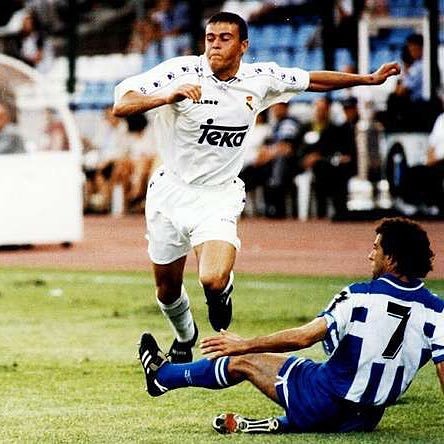 Camiseta usada Match Worn  por @michaellaudrupofficial en el Teresa Herrera del año 1995, que perdió el Madrid ante e... 4