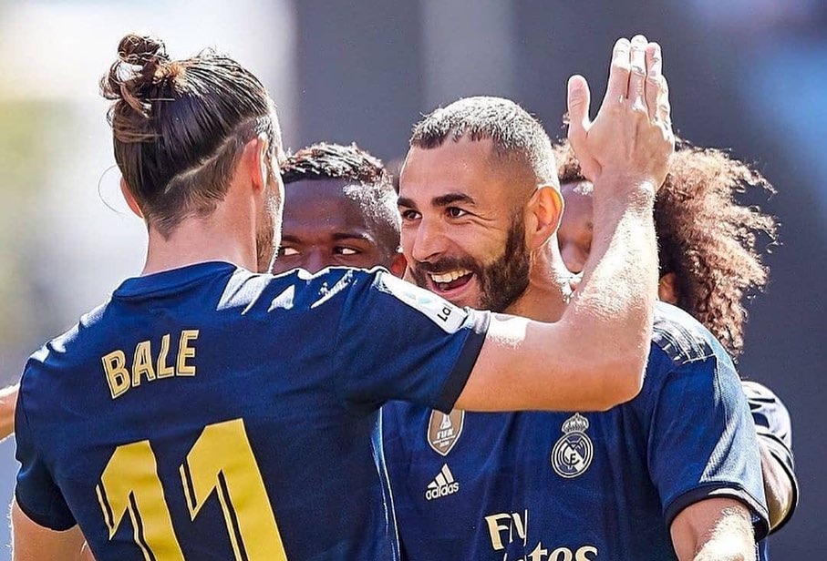 Camiseta Match worn usada por @garethbale11 en el primer partido de liga de la temporada 2019/2020, regalada al térmi... 2