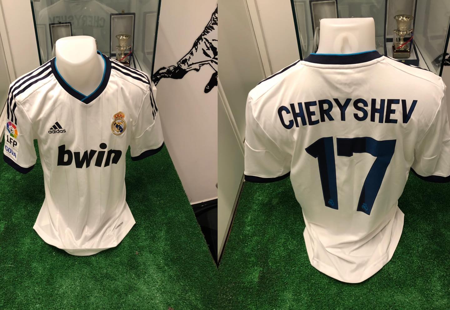 Camiseta Match worn usada por @cheryshev90 en el partido real madrid b-barca b en la temporada 2012/2013