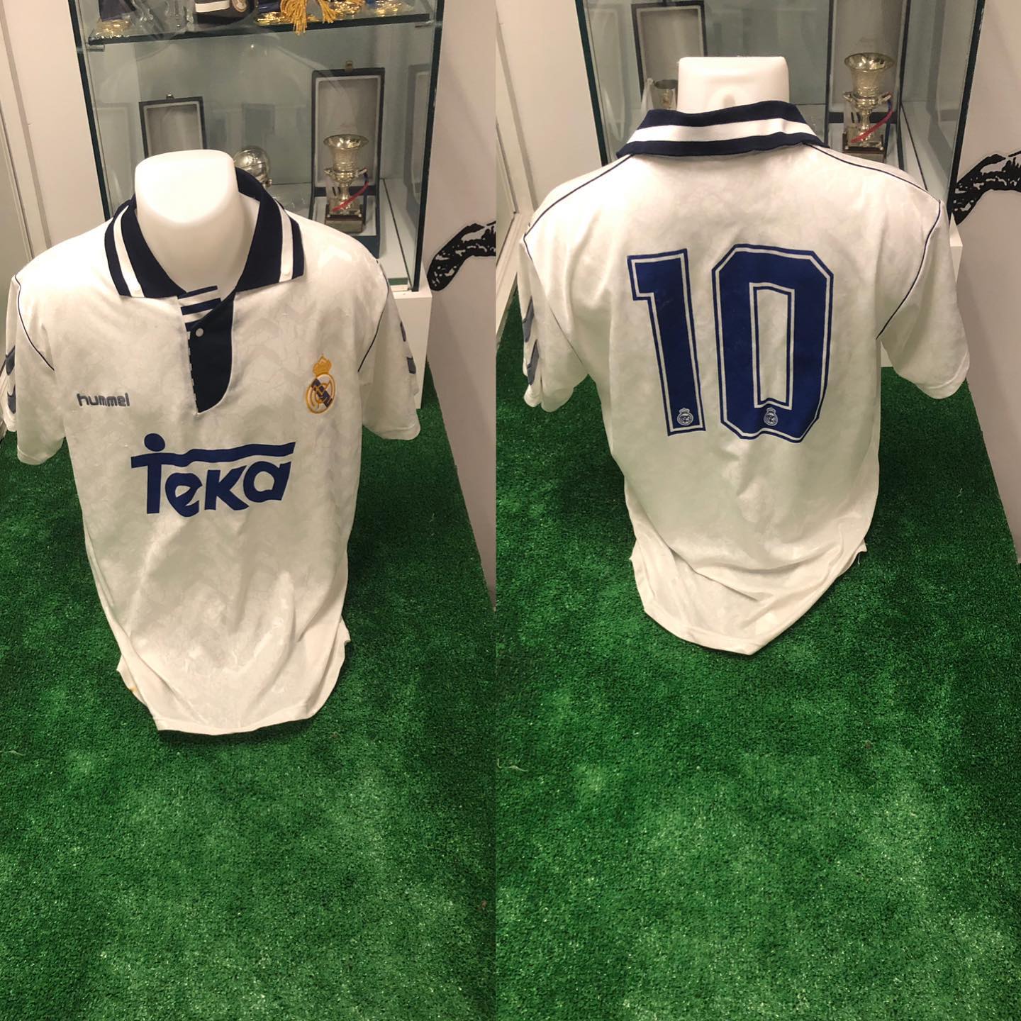 Camiseta Match worn usada por Robert Prosinecki frente al valencia en la temporada 92/93