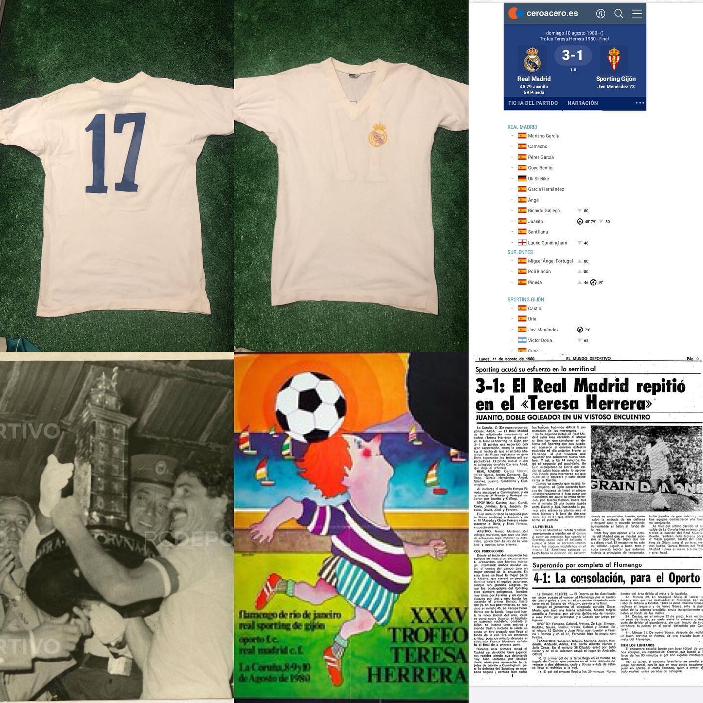 Un pequeño recuerdo a uno de los mejores trofeos veraniegos celebrados en mi comunidad autónoma, el Teresa Herrera qu...