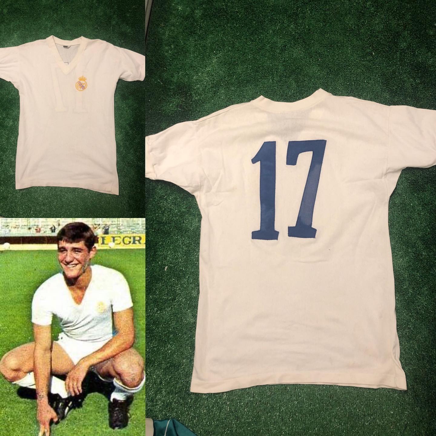 Camiseta Match Worn usada por Poli  Rincon en el Teresa Herrera de 1980, en la final disputada contra el Sporting de ...