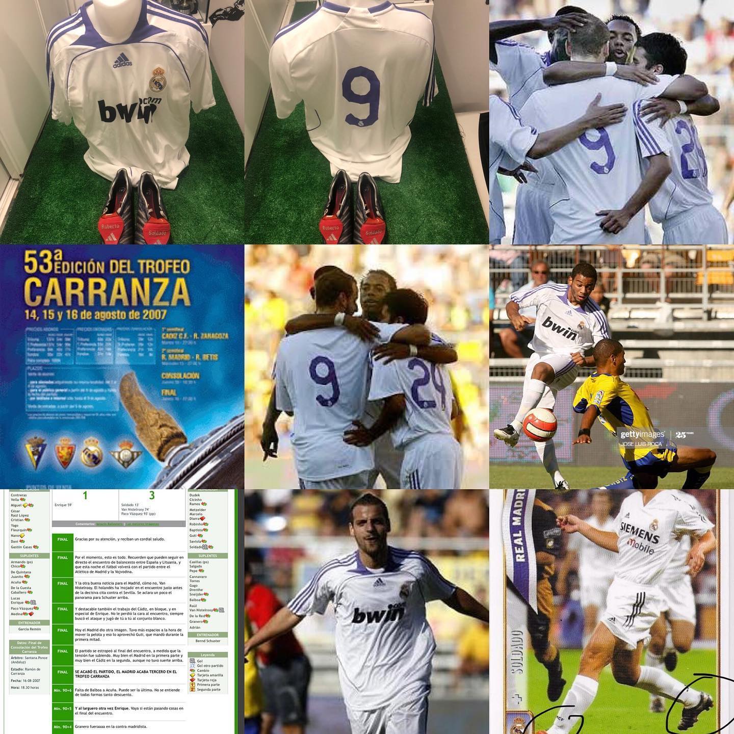 Hoy rendimos homenaje a dos cosas al trofeo Carranza y a un gran delantero español que vistió la camiseta del @realma...