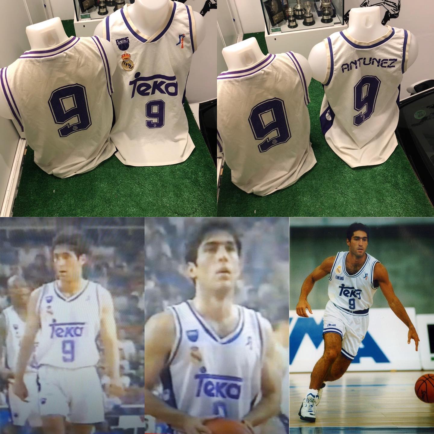 Hoy vamos hacer un guiño a los Basketeros con el rincón de Antúnez con dos zamarras de el de la 93/94 y 94/95