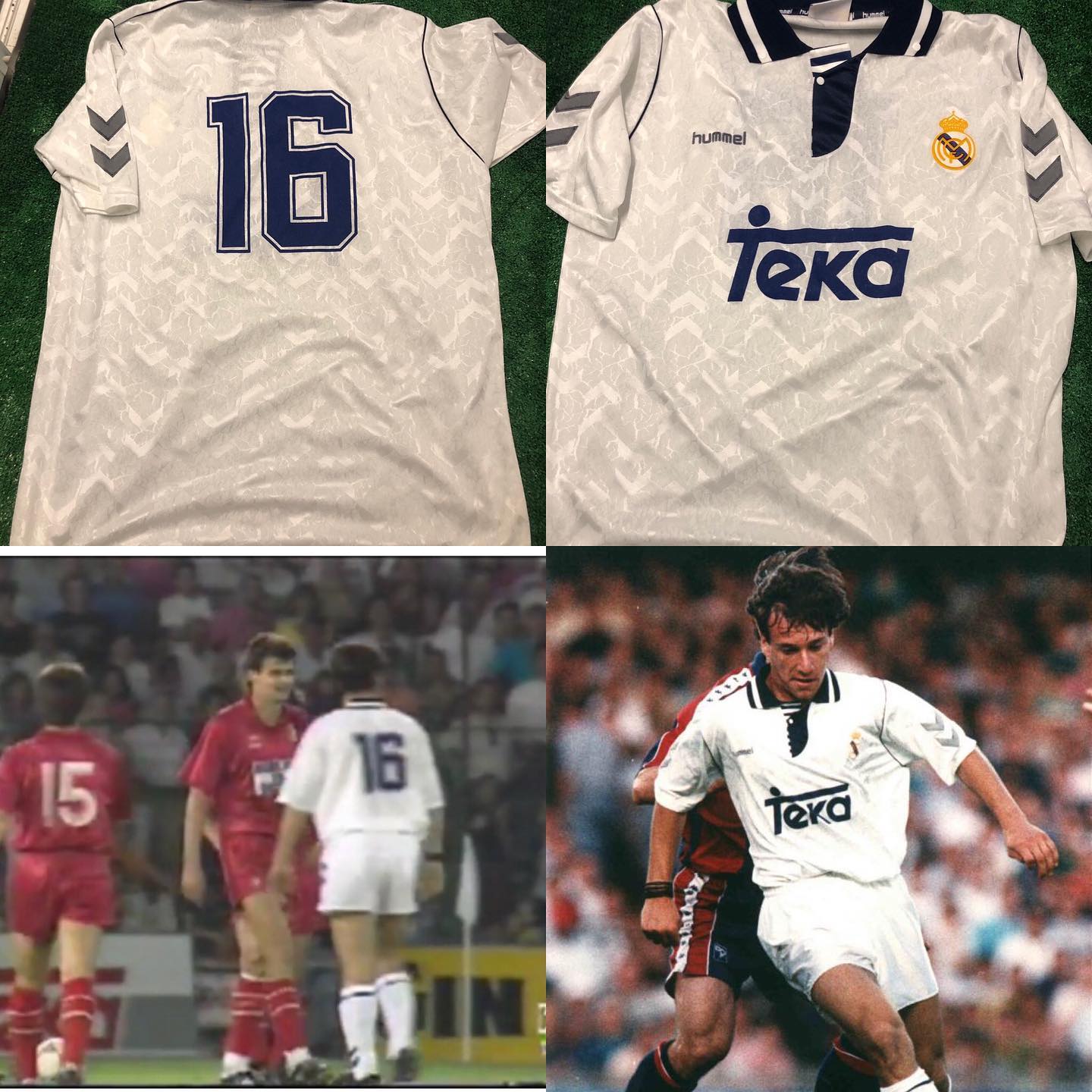 Camiseta Match worn usada por el gran @alfonso_perez_oficial en el partido contra el @burgos_cf en la temporada 92-93...