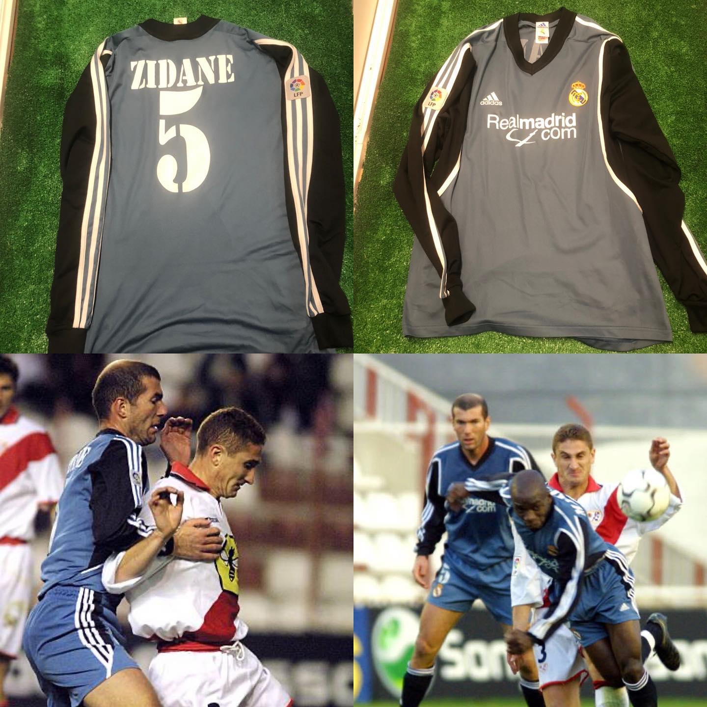 Camiseta Match de ese día del gran @zidane donde ese día no tuvo un papel muy destacado siendo substituido por otro c...