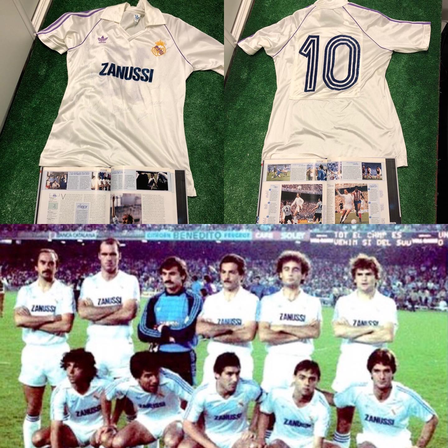 Camiseta del panzer aleman Uli Stielike  con la que el @realmadrid derrotó al fútbol club barcelona, el 22 de octub...