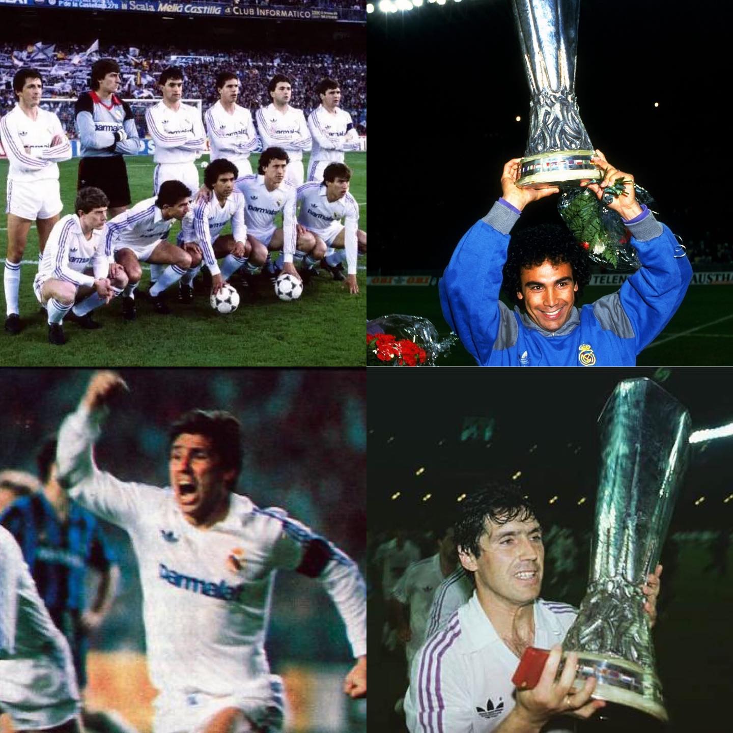 Hoy viajamos hasta la temporada 1985/1986 donde un Madrid capitaneado por Santillana y Juanito más la quinta del Buit...