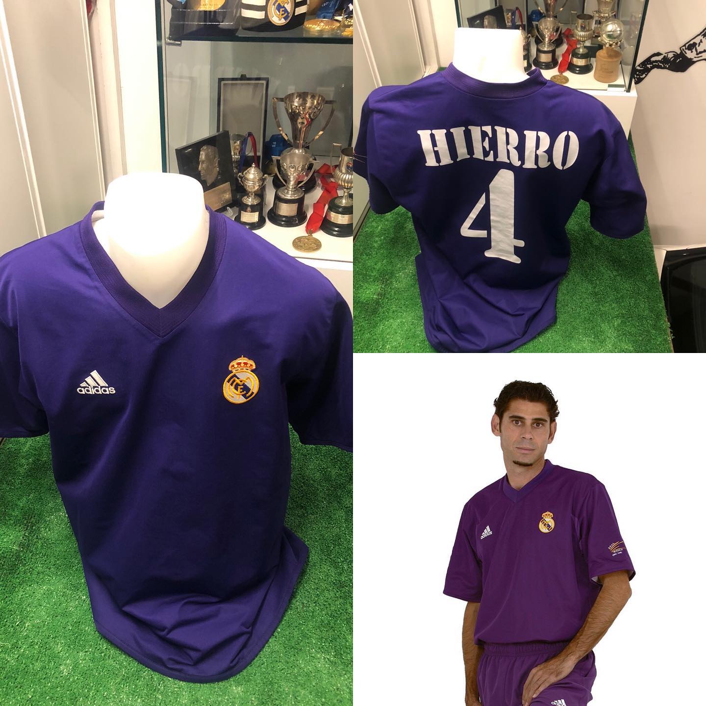 Tercera camiseta de la temporada 2001/2002 del año del centenario utilizada para la presentacion de las equipaciones