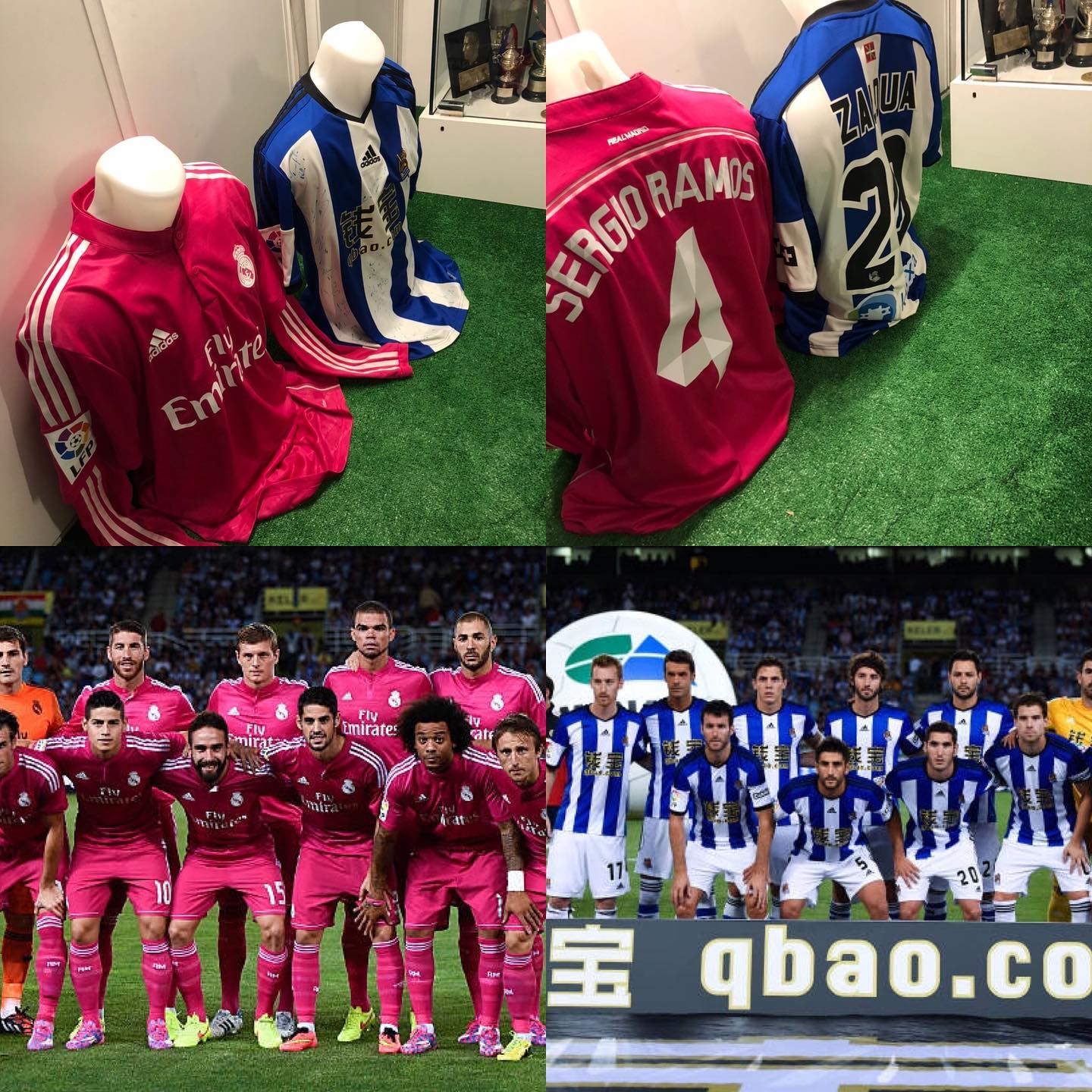 Camiseta usada Match worn en  ese partido por el capitán @sergioramos y el bravo lateral donostiarra Joseba Zaldua