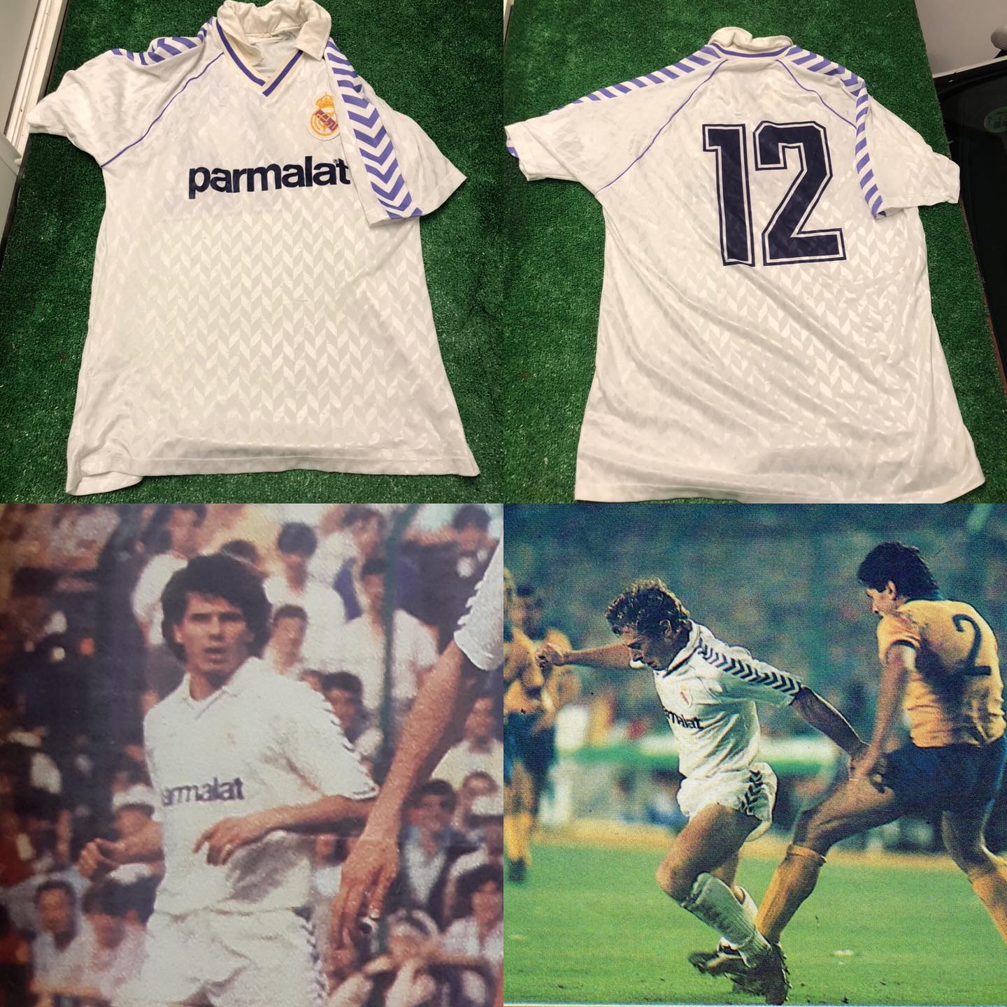 Camiseta Match de @chucho_solana en la eliminatoria contra la Juventus de Turín del año 1986