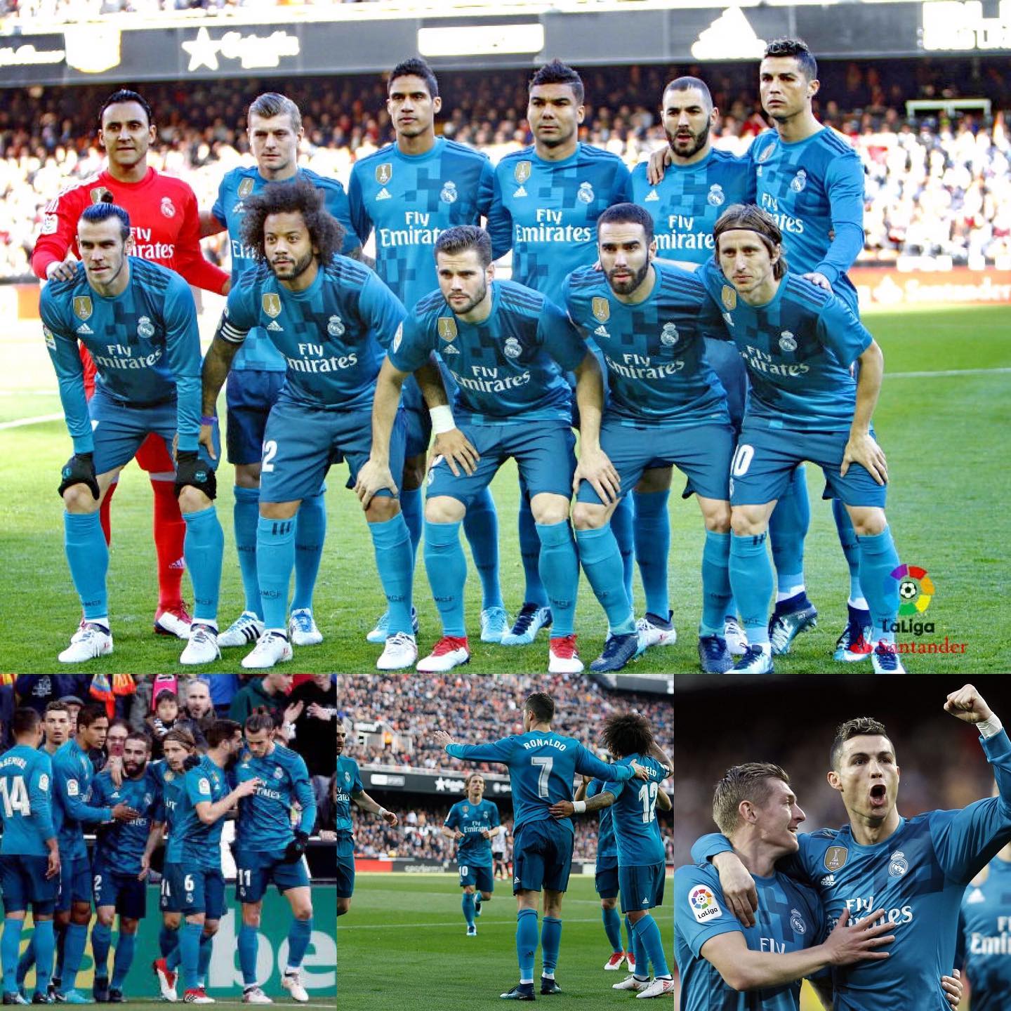 Hoy nos dirigimos a la capital del Turia, donde en la temporada 2017/2018 el Real Madrid derrota al Valencia por un r...