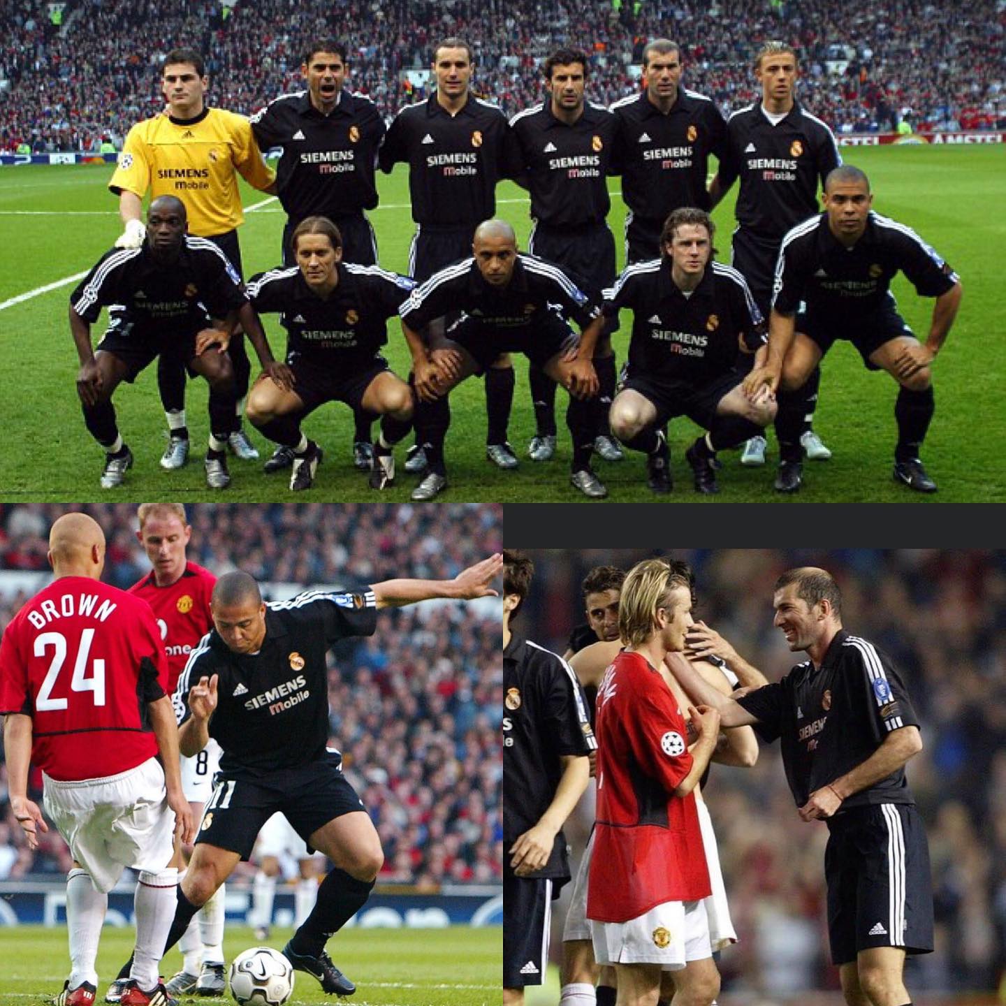 Para alegrar un poco la semana a los madridistas hoy viajamos hasta Manchester, al año 2003 donde el equipo de los ga...