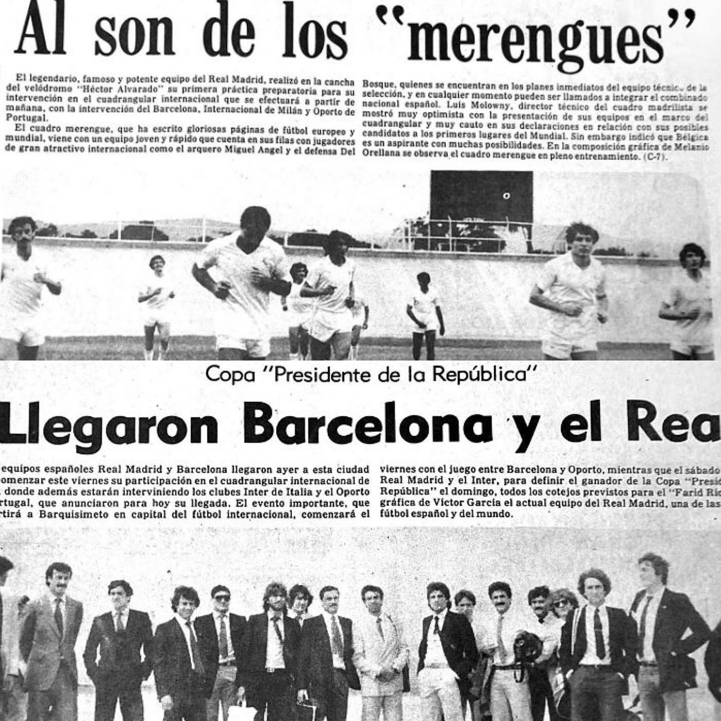 Hoy viajamos en el tiempo hasta el verano de 1982, cuando el Real Madrid, realiza una gira de verano por America, dis...