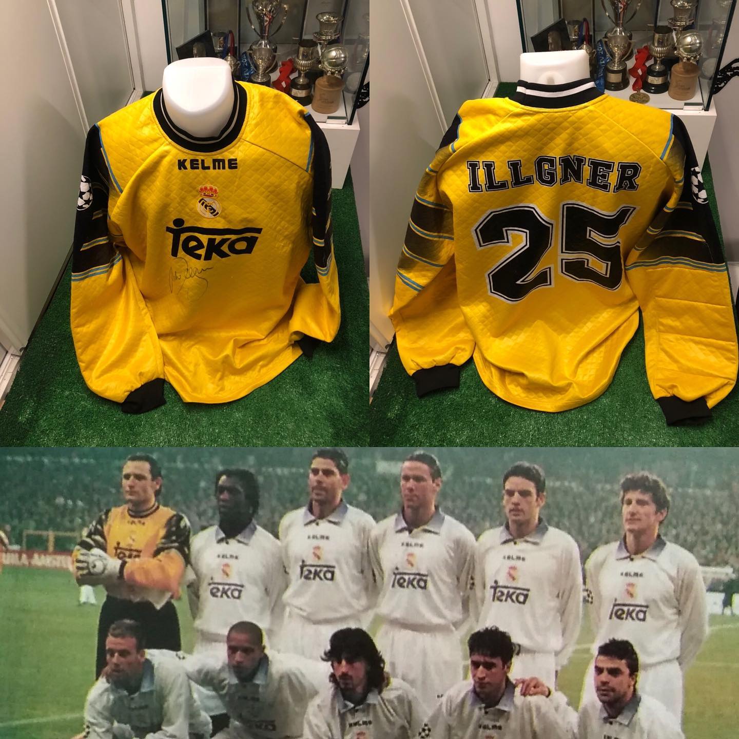 Camiseta Match worn utilizada y firmada por @bodo_illgner contra el Olimpiakos en la copa de europa 1997/1998, año d...