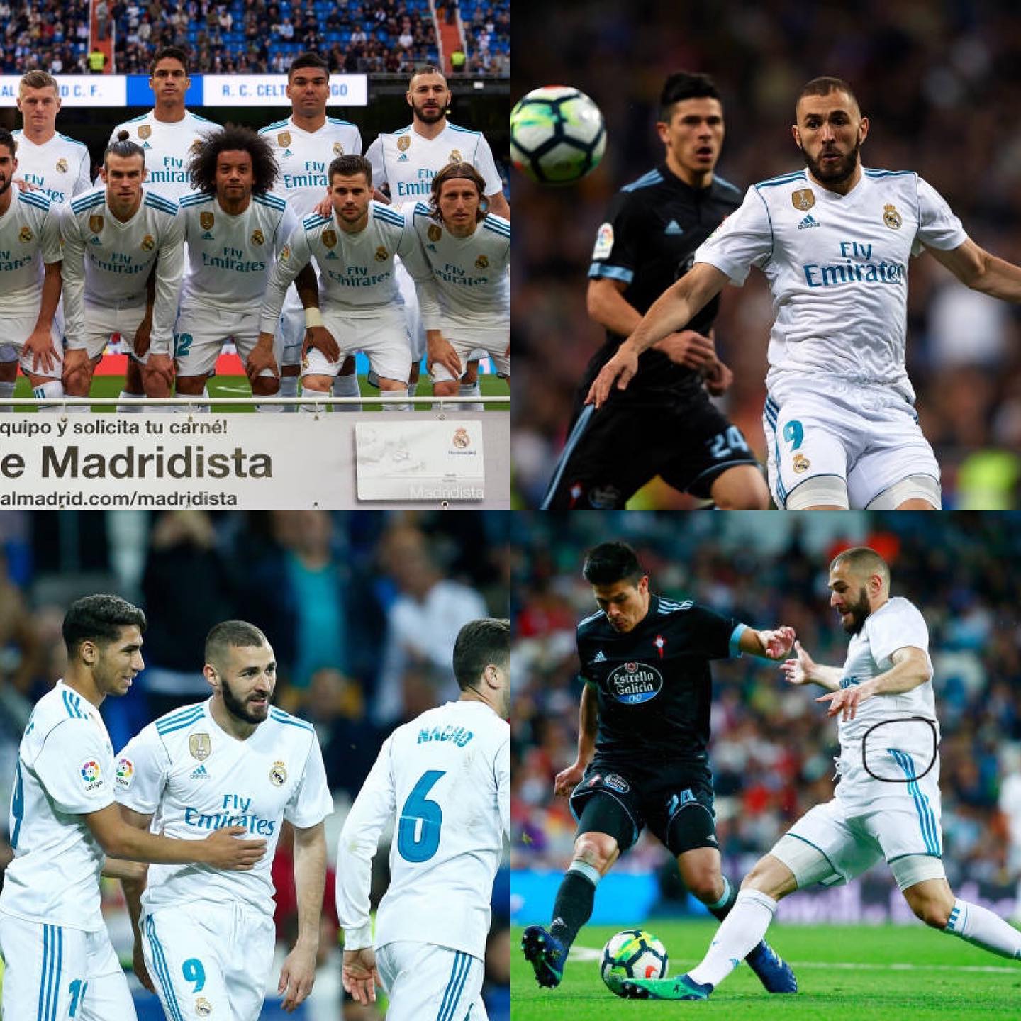 Hoy viajamos hasta la jornada 37 de la liga 2017/2018, donde el Madrid golea al Celta por 6 a 0 con un espectacular Bale