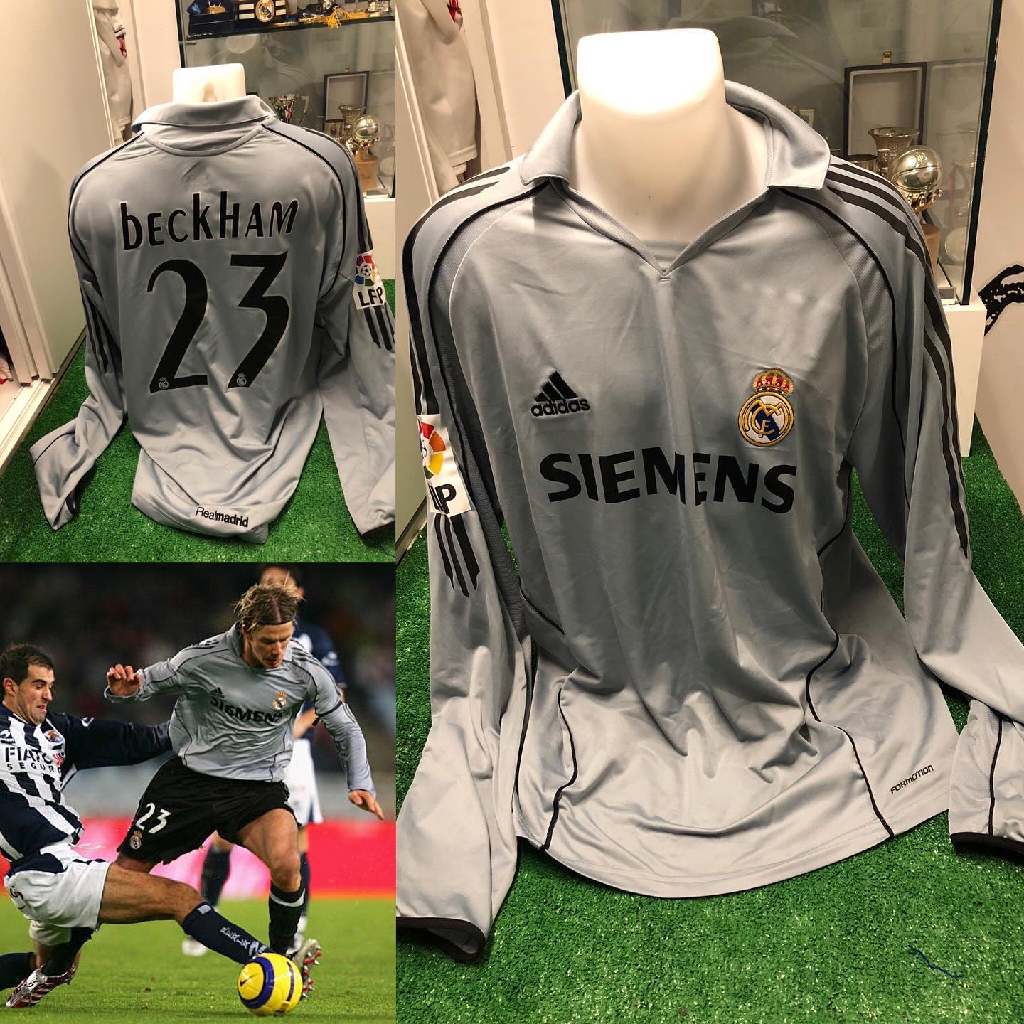 Camiseta usada Match worn  por Sir @davidbeckham en el encuentro que nos enfrentó en la temporada 2005/2006 con la Re...