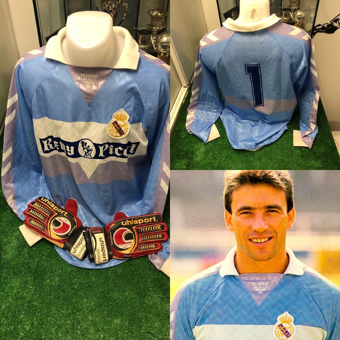 Camiseta Match worn y guantes  usados por @paco