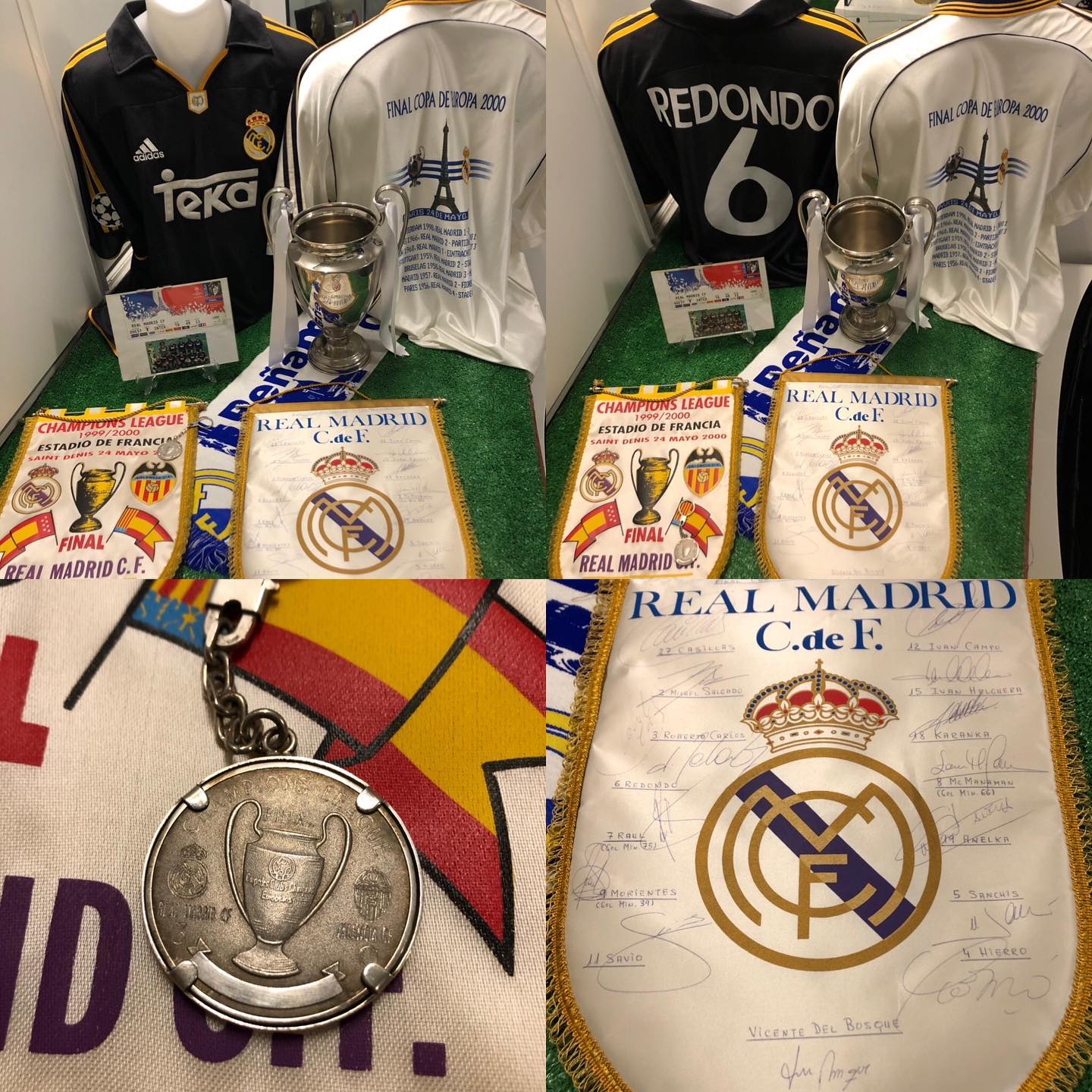 Espacio dedicado en el #museomerengue a la conquista de la 8 copa de Europa con la casaca del crack argentino Fernand...