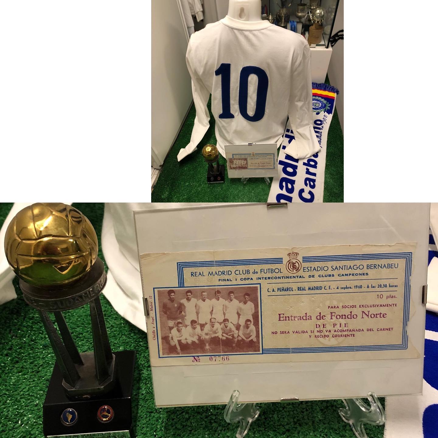 Espacio dedicado en el #museomerengue a la 1 copa intercontinental ganada por el Real Madrid